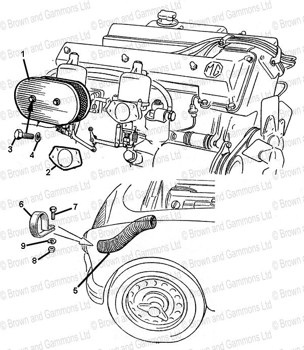 Image for Air Cleaner & Intake Hose