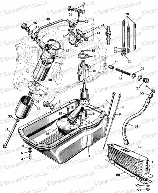 Image for Sump. Oil Pump & Filter. Oil Cooler