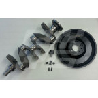 Image for NEW CRANKSHAFT T TYPE XPAG (inc flywheel bolts & dowels)