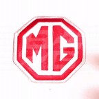 Image for CLOTH BADGE RED/WHITE MG