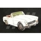 Image for PIN BADGE MIDGET R/B WHITE