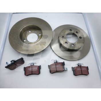 Image for Rear Brake Disc + Pad set MGF TF