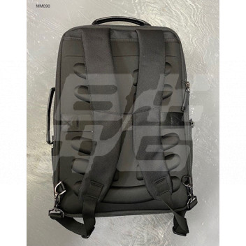 Image for Leather MG Branded Backpack - Black