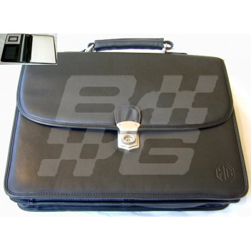 Image for ROVER BLK LEATHER ATTACHE CASE