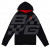 Image for MG Branded Hoodie Black/Red - LARGE