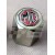 Image for MG Valve cap chrome Black-Red