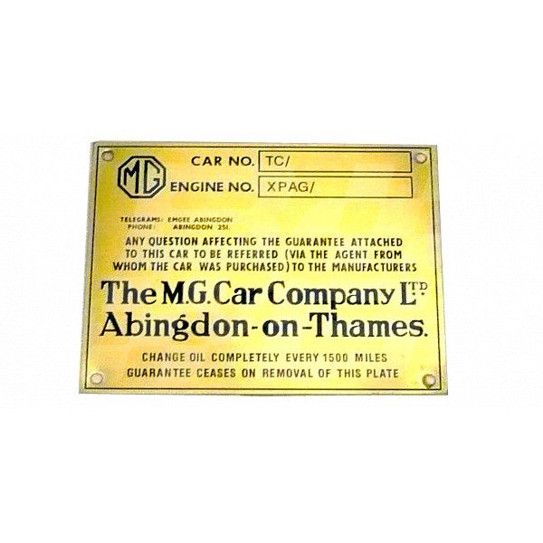 Image for TC CHASSIS PLATE