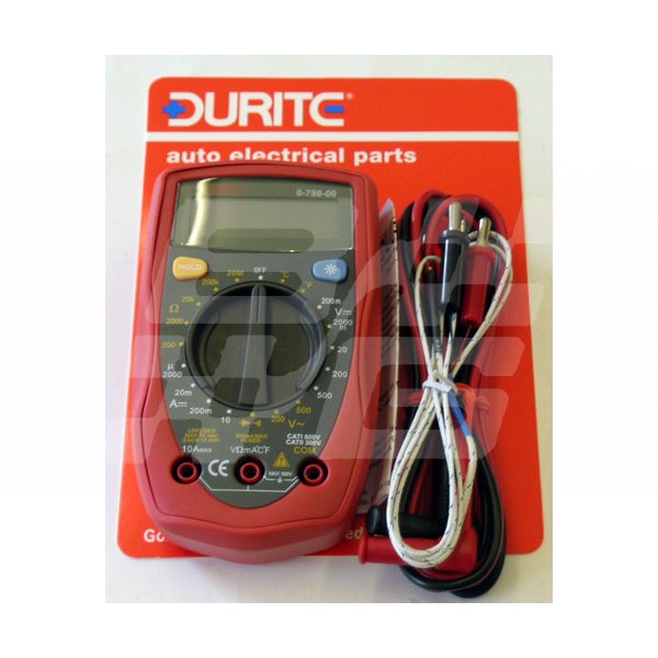 Image for DURITE DIGITAL MULTIMETER