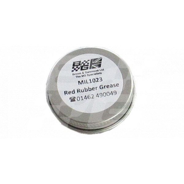 Image for Red Rubber Grease in 15 gram Tin