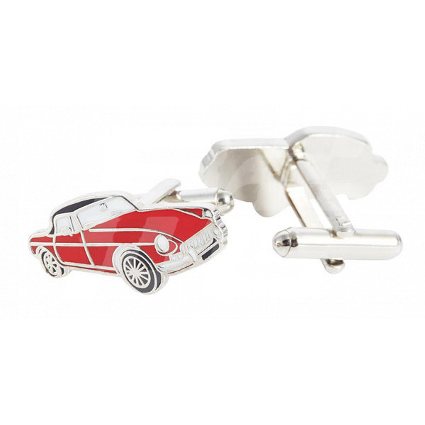 Image for Cufflinks MGB Design Red - Set of 2