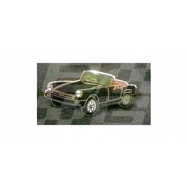 Image for PIN BADGE MIDGET R/B BLACK