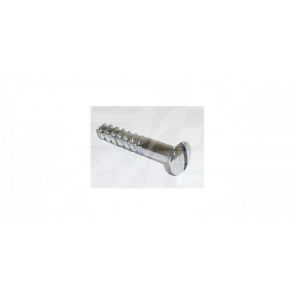 Image for Chrome wood screw 1 1/4 Slot drive