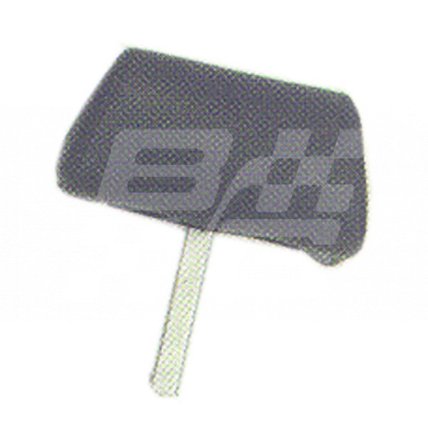 Image for NAVY VINYL PLAIN HEADREST